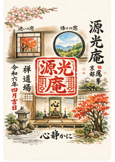 源光庵の人気お土産　 御朱印